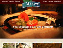 Tablet Screenshot of africarestaurant.de